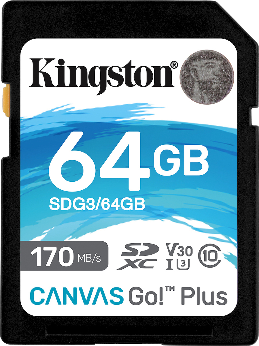 Kingston Canvas Go Plus SDXC Class 10 U3 V30 UHS-I - Image 1