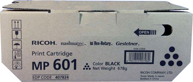 Ricoh MP 601 Γνήσιο Toner Laser Εκτυπωτή Μαύρο 21000 Σελίδων (407824)