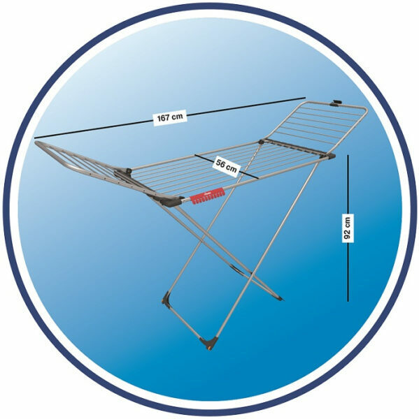 20200917143851_0cf682b3 Vileda Aluminium Πτυσσόμενη Απλώστρα Δαπέδου από Αλουμίνιο με Μήκος Απλώματος 20m - Image 6