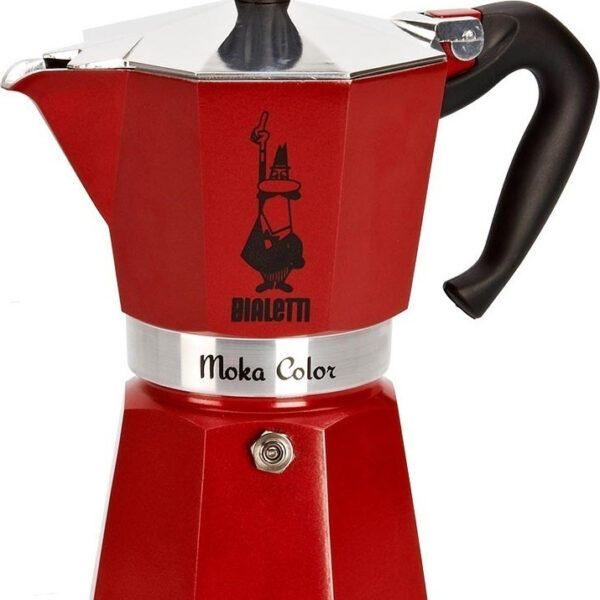 Bialetti Moka Express Μπρίκι Espresso 3cups Κόκκινο