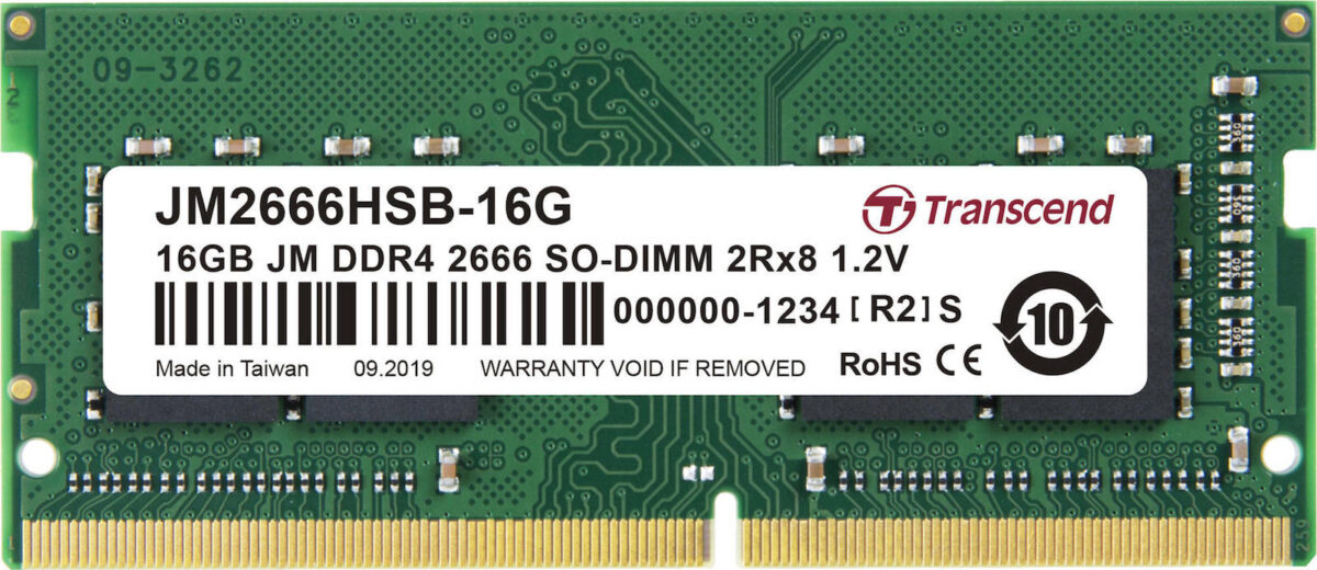 Transcend Jetram 16GB DDR4 - Image 1