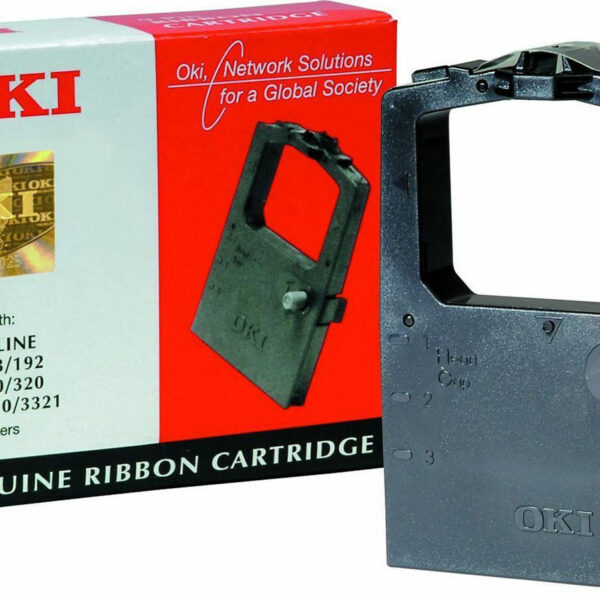 OKI Γνήσια Μελανοταινία για Microline 182/183/192/193/280/320/321/3320/3321 1τμχ (09002303)