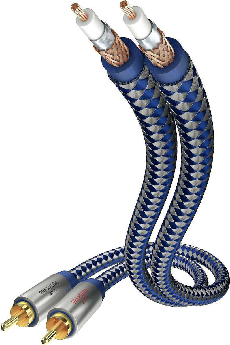 Inakustik Premium Audio Cable RCA male - RCA male 3m (0040403)