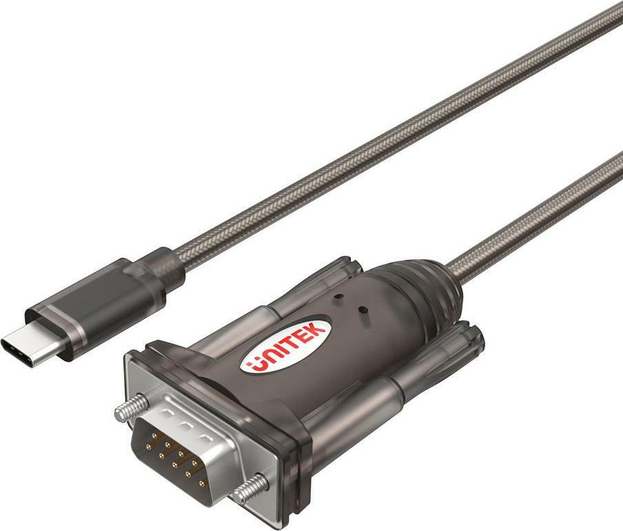 Unitek Καλώδιο USB-C σε RS232 9-pin male 1.5m (Y-1105K)