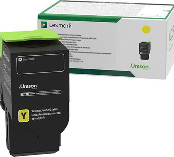 Lexmark C232HY0 Γνήσιο Toner Laser Εκτυπωτή Κίτρινο Return Program 2300 Σελίδων