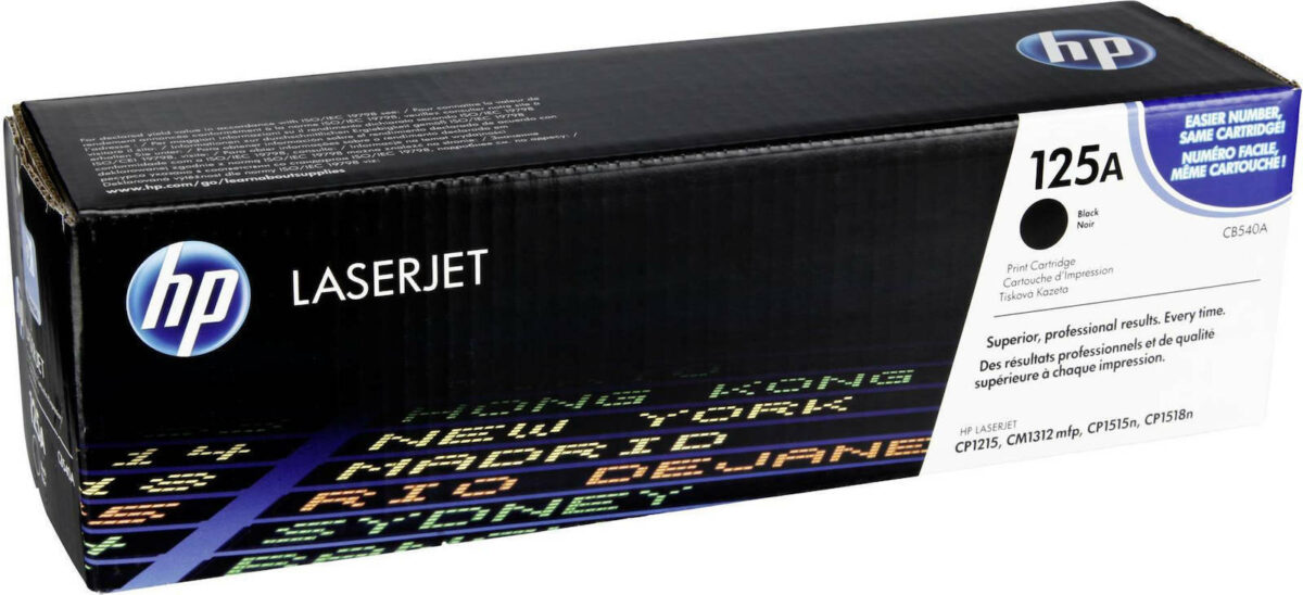 HP 125A Γνήσιο Toner Laser Εκτυπωτή Μαύρο 2200 Σελίδων (CB540A) - Image 2
