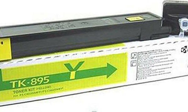 Kyocera TK-895Y Γνήσιο Toner Laser Εκτυπωτή Κίτρινο 6000 Σελίδων (1T02K0ANL0)