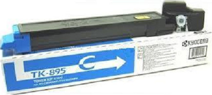 Kyocera TK-895C Γνήσιο Toner Laser Εκτυπωτή Κυανό 6000 Σελίδων (1T02K0CNL0)