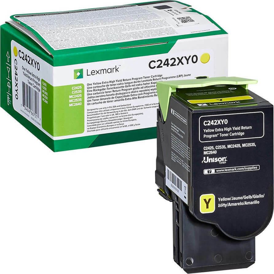 Lexmark C232HK0 Γνήσιο Toner Laser Εκτυπωτή Μαύρο High Yield Return Program 3000 Σελίδων