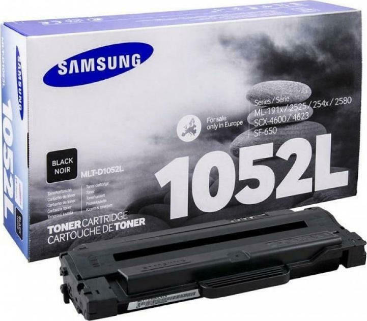 20201012131910_samsung_mlt_d1052l_black_toner_su758a Samsung MLT-D1052L Γνήσιο Toner Laser Εκτυπωτή Μαύρο High Yield 2500 Σελίδων (SU758A) - Image 1