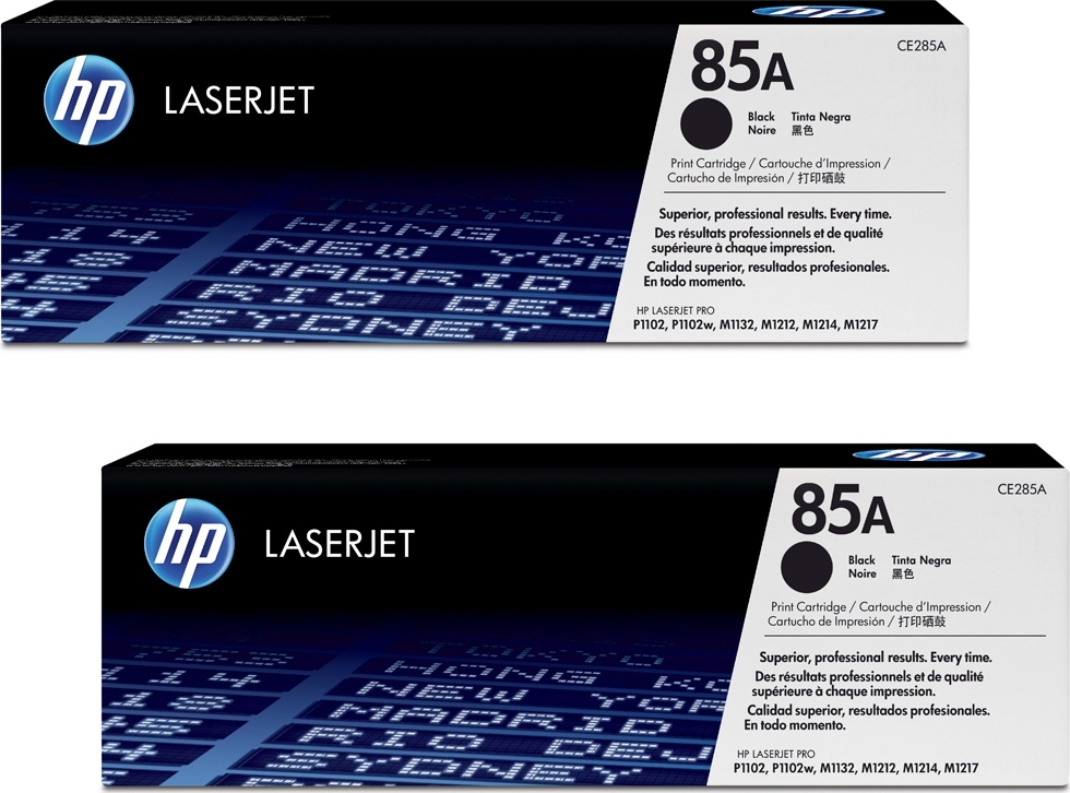 HP 85A Γνήσιο Multipack Toner Laser Εκτυπωτή Μαύρο 2τμχ (CE285AD)