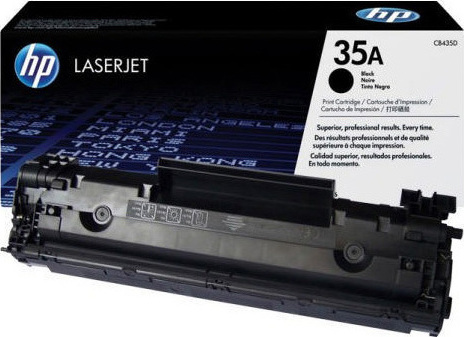 HP 35A Γνήσιο Toner Laser Εκτυπωτή Μαύρο 1500 Σελίδων (CB435A)