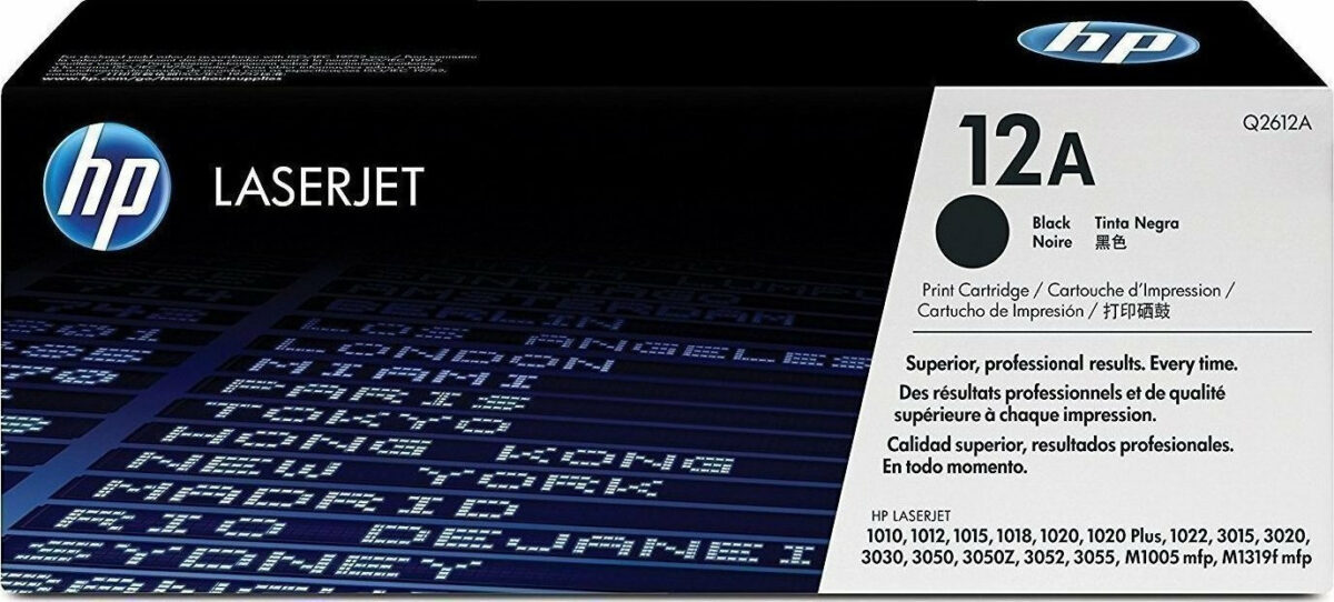 HP 12A Γνήσιο Toner Laser Εκτυπωτή Μαύρο 2000 Σελίδων (Q2612A) - Image 2
