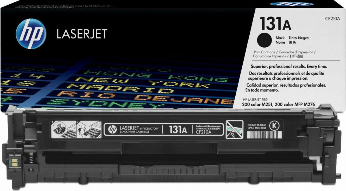 HP 131A Γνήσιο Toner Laser Εκτυπωτή Μαύρο 1600 Σελίδων (CF210A) - Image 1
