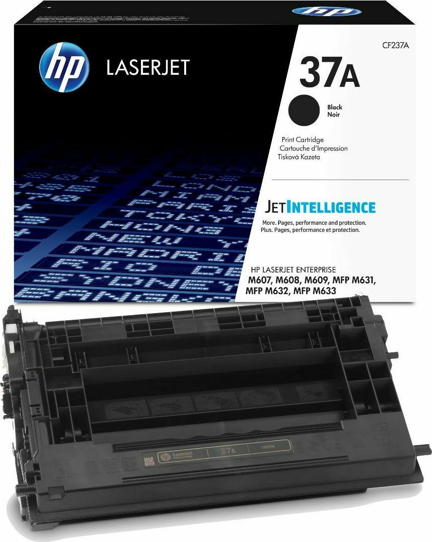 HP 37A Γνήσιο Toner Laser Εκτυπωτή Μαύρο 11000 Σελίδων (CF237A)