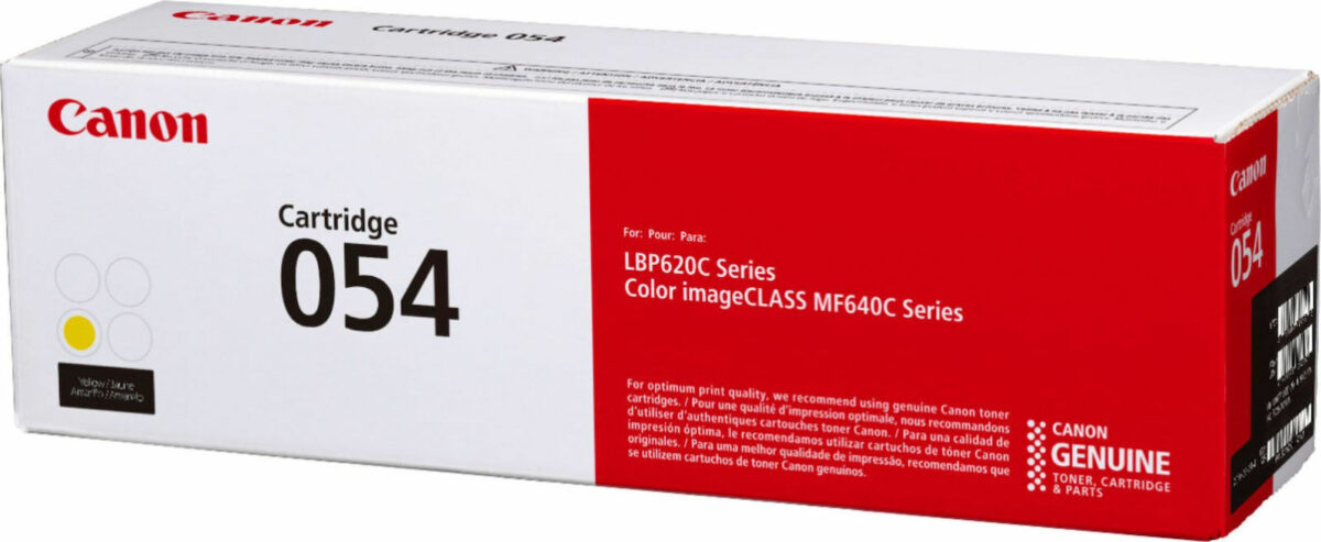 Canon 054 Γνήσιο Toner Laser Εκτυπωτή Κίτρινο 1200 Σελίδων (3021C002) - Image 4