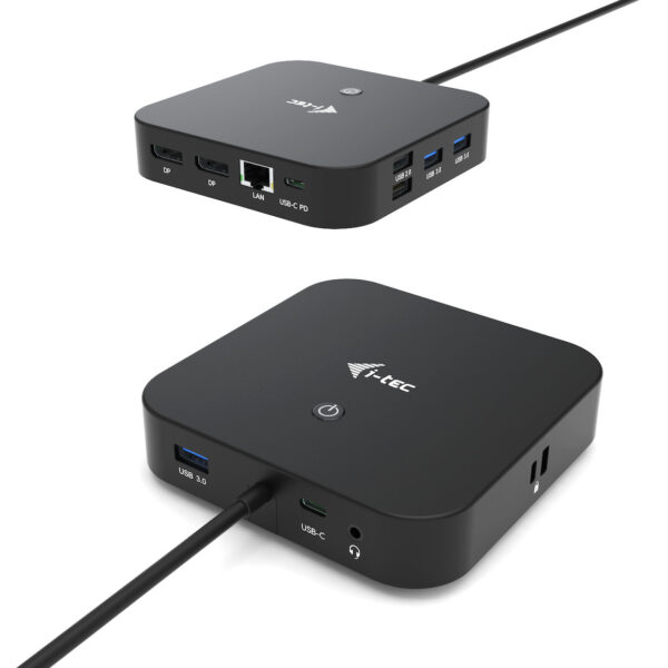 i-tec USB-C Docking Station με DisplayPort 4K PD Ethernet (C31DUALDPDOCKPD)