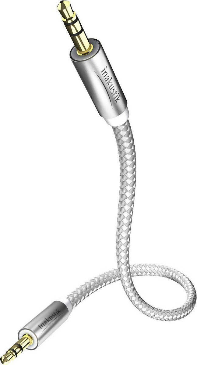 Inakustik Καλώδιο 3.5mm male - 3.5mm male Λευκό 1.5m (004101015)