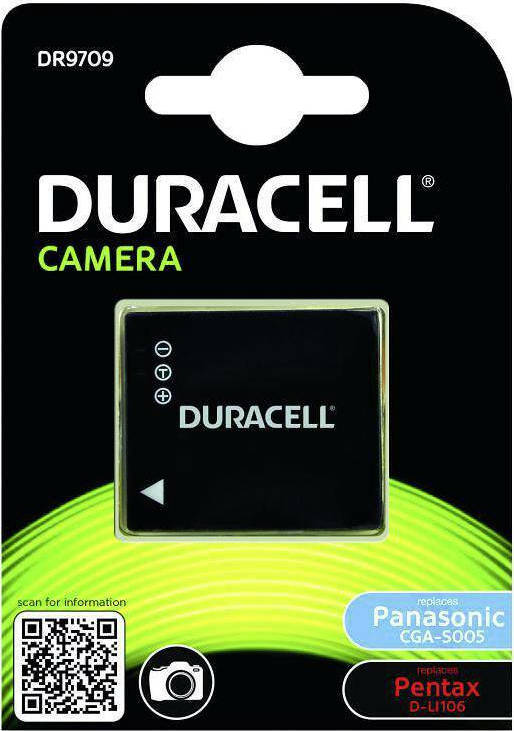 Duracell Μπαταρία Φωτογραφικής Μηχανής DR9709 CGA Ιόντων-Λιθίου (Li-ion) 1050mAh Συμβατή με Panasonic