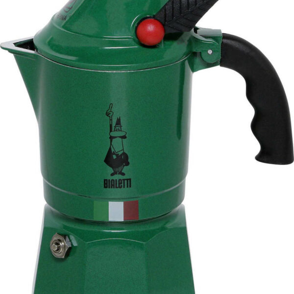 Bialetti Break Alpina Μπρίκι Espresso 3cups Πράσινο