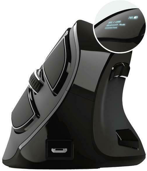 Trust Voxx Ασύρματο & Ενσύρματο Vertical Μαύρο