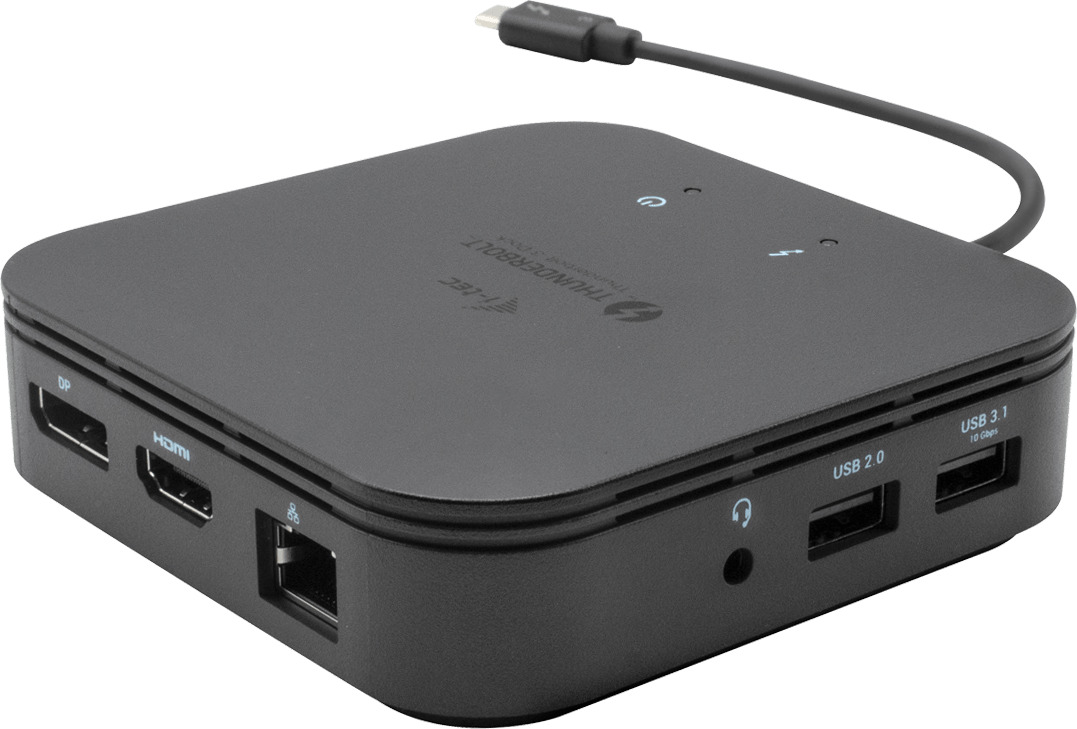 i-tec USB-C Docking Station με HDMI/DisplayPort 4K PD Ethernet (TB3TRAVELDOCKPD) - Image 1