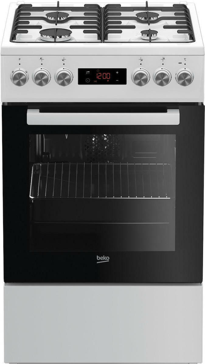 Beko Φυσικού Αερίου & Ρεύματος Ελεύθερη με Εστίες Φυσικού Αερίου