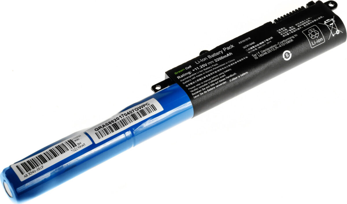 Green Cell Συμβατή Μπαταρία για Asus X540 F540/F540L/F540S/R540 με 2200mAh - Image 2