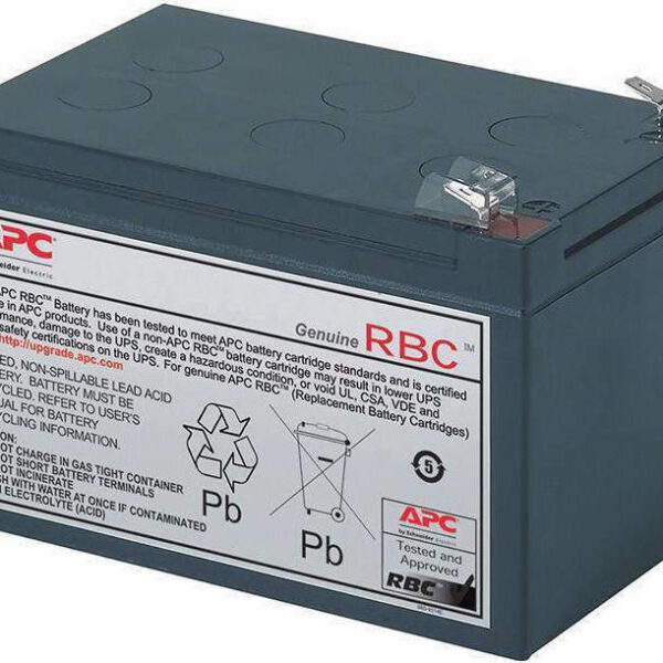APC Replacement Cartridge 4 με Χωρητικότητα 12Ah και Τάση 12V 1τμχ