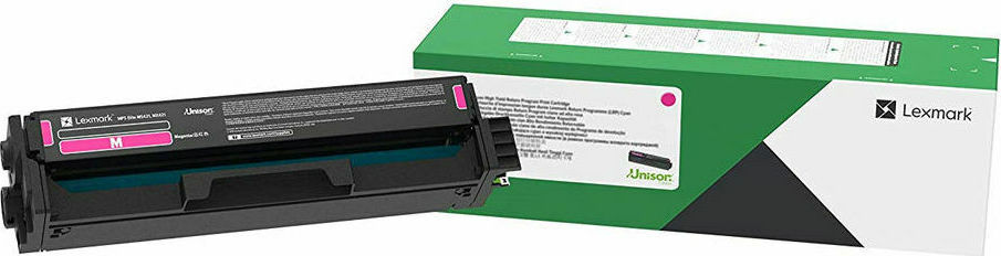 Lexmark HC Γνήσιο Toner Laser Εκτυπωτή Ματζέντα High Yield Return Program 2500 Σελίδων (C332HM0)