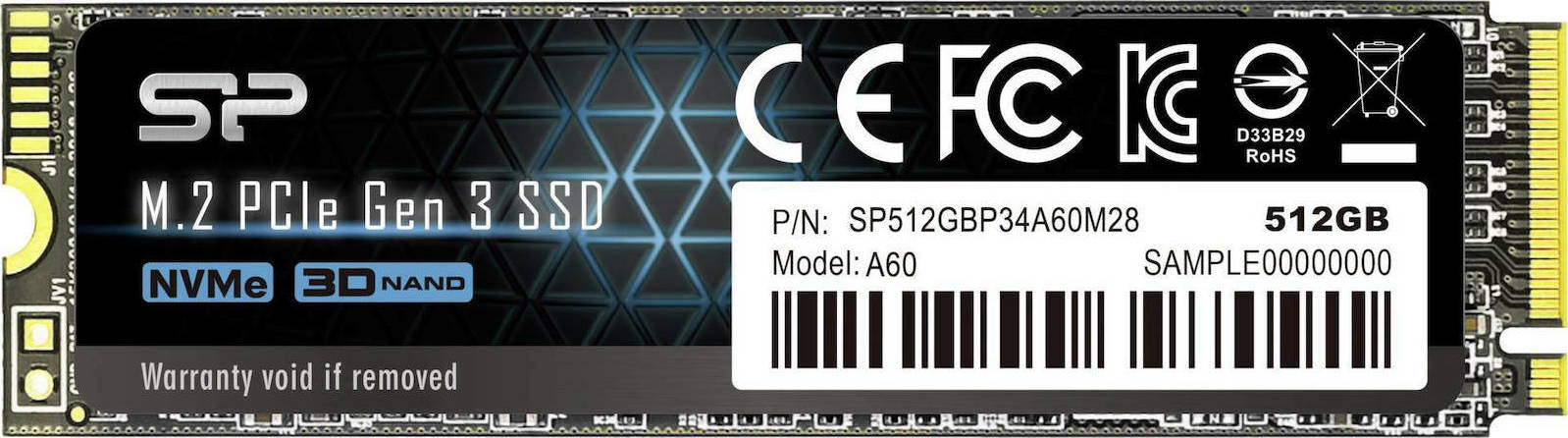 Silicon Power PCIe Gen3×4 P34A60 M.2