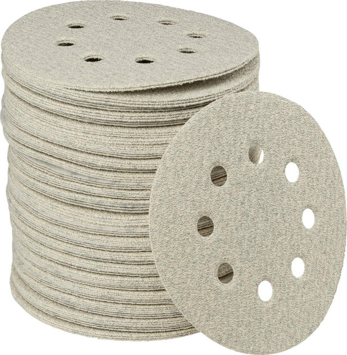Klingspor PS 33 CK Φύλλο Λείανσης Velcro 125mm Φύλλο Λείανσης Έκκεντρου Τριβείου K60 με Τρύπες 125x125mm Σετ 100τμχ
