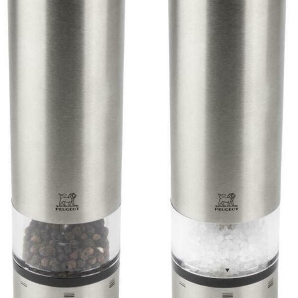 Peugeot Elis Sense Σετ Ηλεκτρικοί Μύλοι Μπαχαρικών Inox 20cm 2τμχ