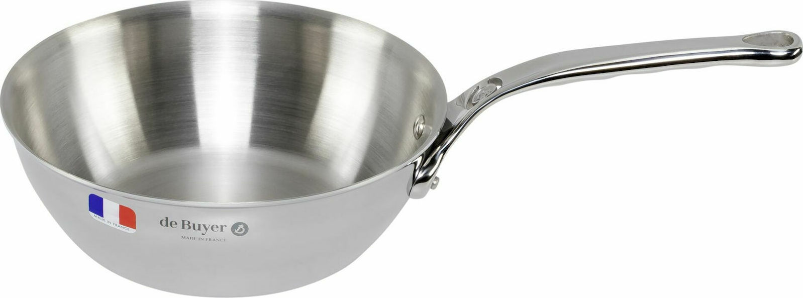 De Buyer Τηγάνι Ανοξείδωτο Διαμέτρου Ø20cm