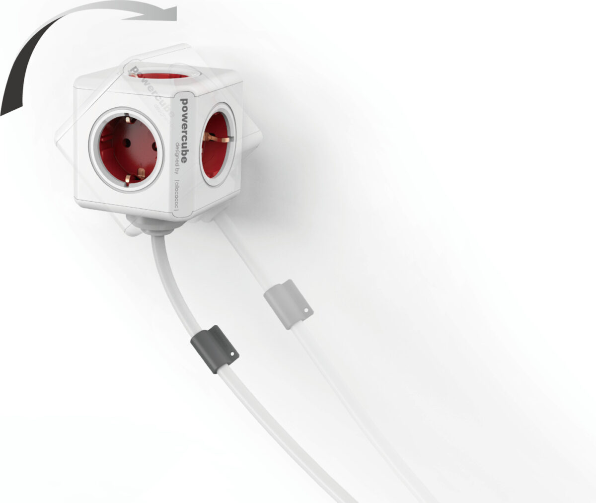 Allocacoc Extended PowerCube 5 Θέσεων με Καλώδιο 1.5m Γαλλίας - Image 4