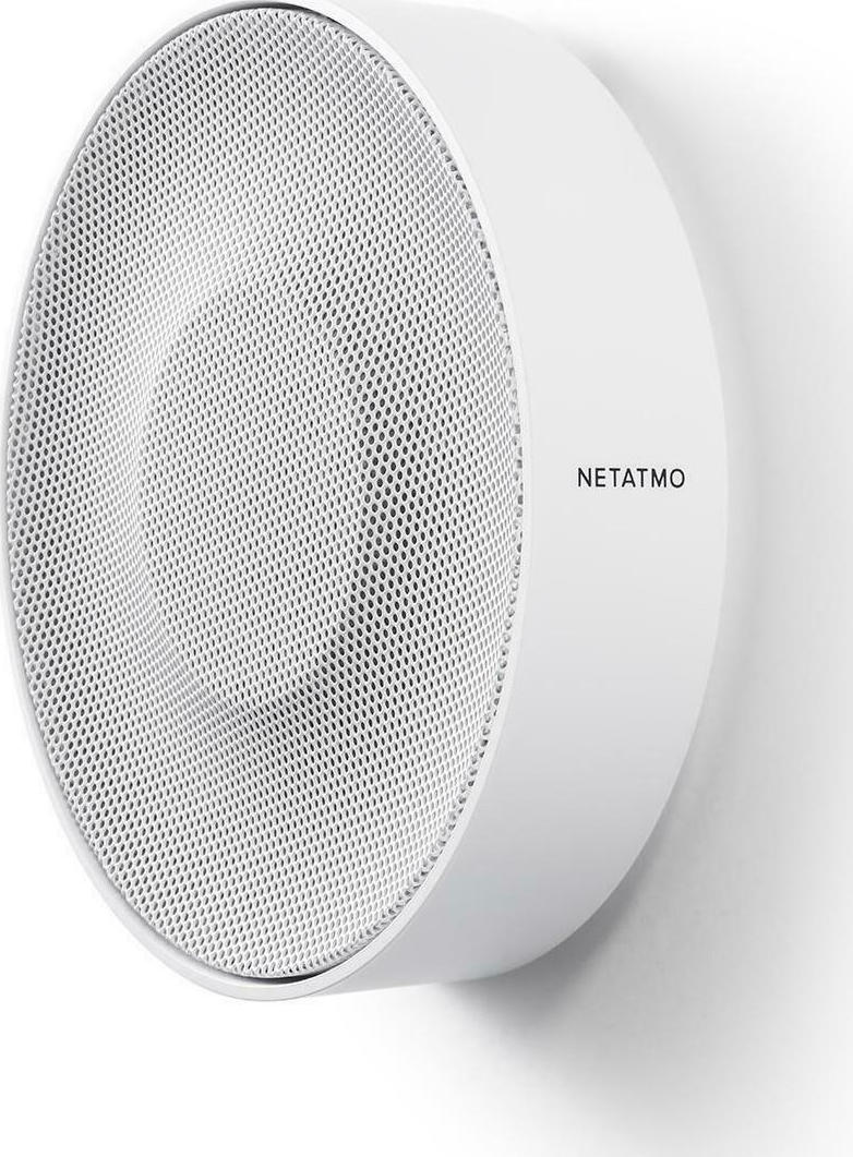 Netatmo Ασύρματη Σειρήνα Συναγερμού Μπαταρίας Εσωτερικού Χώρου 110dB 13x13εκ.