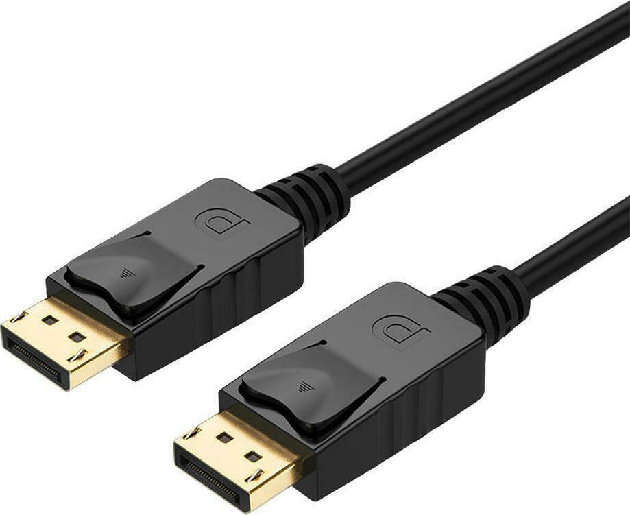 Unitek Cable DisplayPort male - DisplayPort male 2m Μαύρο (Y-C608BK)