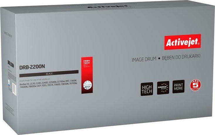 Active Jet Συμβατό Drum για Laser Εκτυπωτή Brother DR-2200 12000 Σελίδων Μαύρο