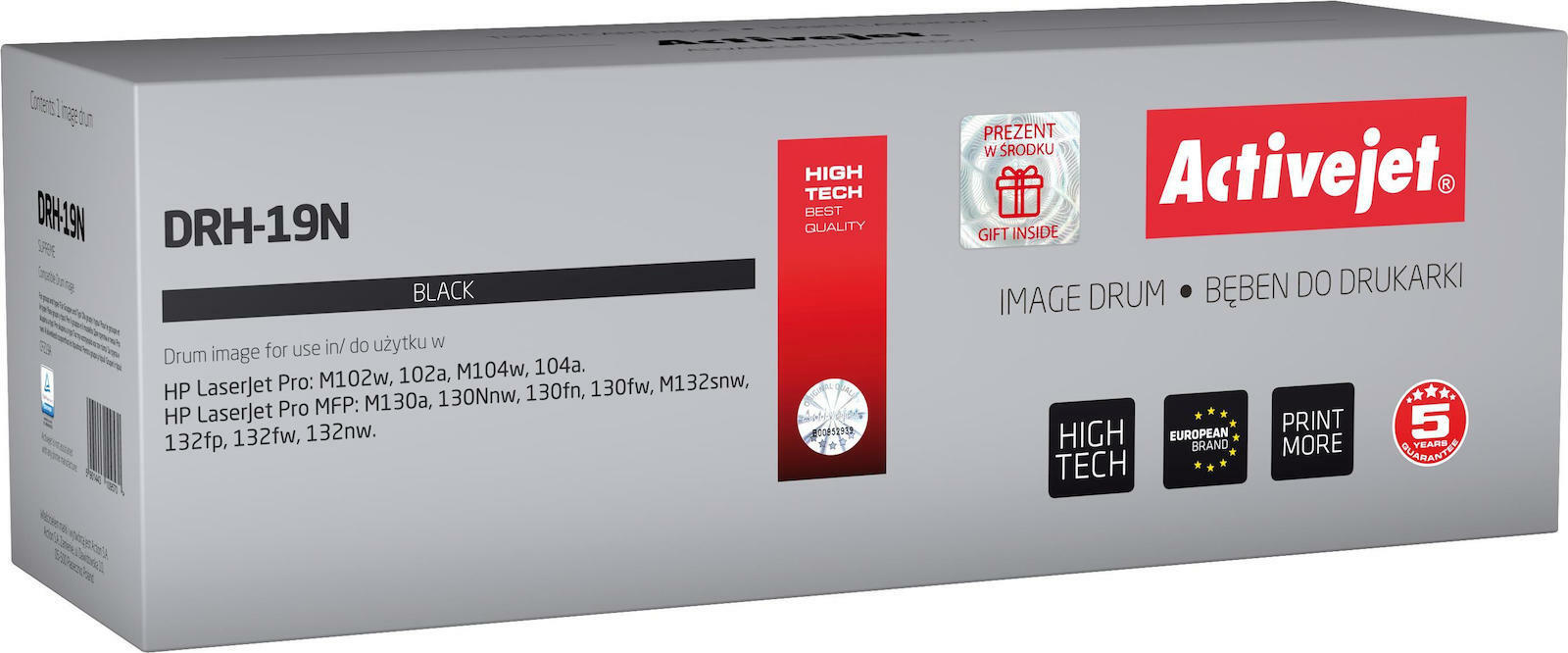 Active Jet Συμβατό Drum για Laser Εκτυπωτή HP 19A CF219A 12000 Σελίδων Μαύρο