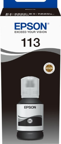 Epson 113 Γνήσιο Μελάνι Εκτυπωτή InkJet Μαύρο (C13T06B140)