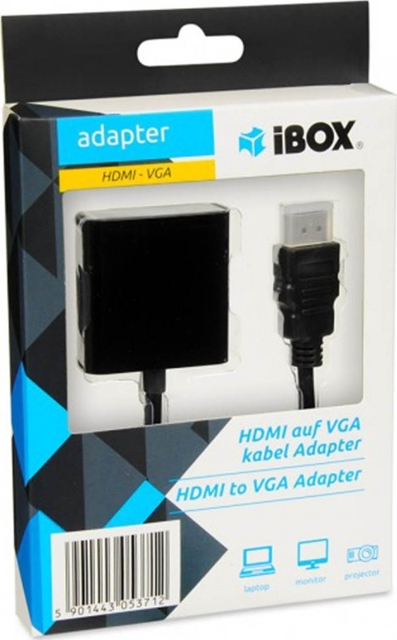 iBox HDMI male σε VGA female 1τμχ (IAHV01)