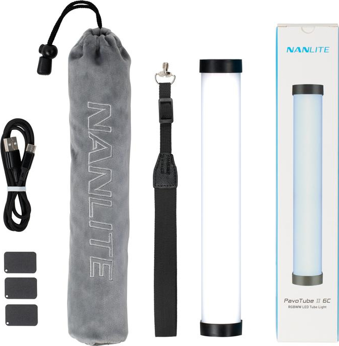 Nanlite Pavo Tube II 6C Mini Colour Effekt LED Light 2700-7500K 6W