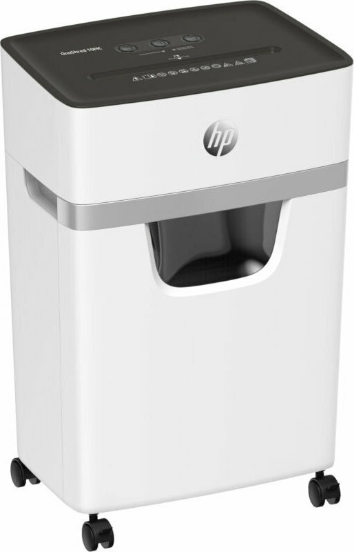 HP Καταστροφέας Εγγράφων Oneshred Micro Cut 10 Φύλλων με Κάδο 20lt