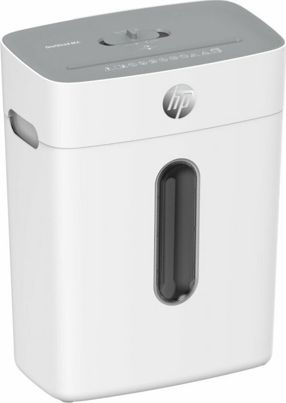 HP Καταστροφέας Εγγράφων Oneshred Cross Cut 8 Φύλλων με Κάδο 15lt