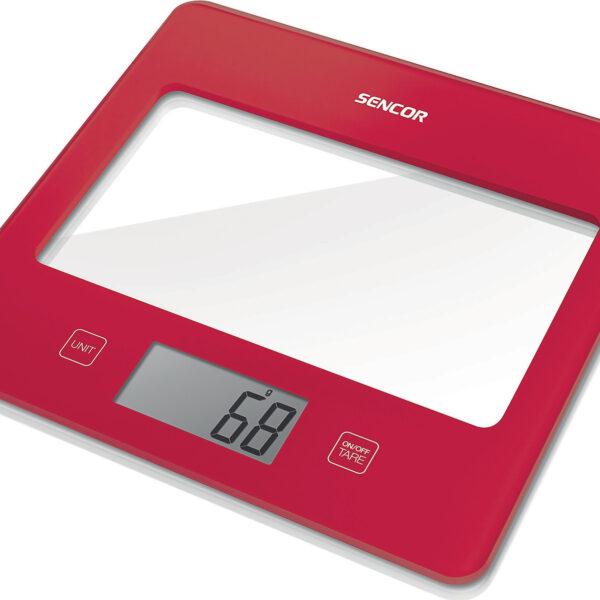 Sencor SKS 502 Ψηφιακή Ζυγαριά Κουζίνας 1gr/5kg Red