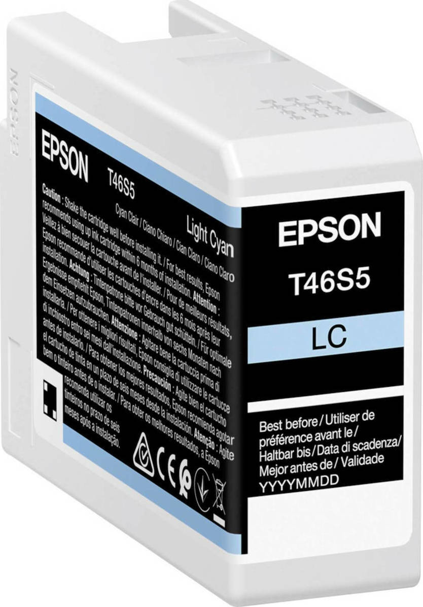 Epson T46S5 Ultrachrome Pro 10 Γνήσιο Μελάνι Εκτυπωτή InkJet Ανοιχτό Κυανό (C13T46S500)