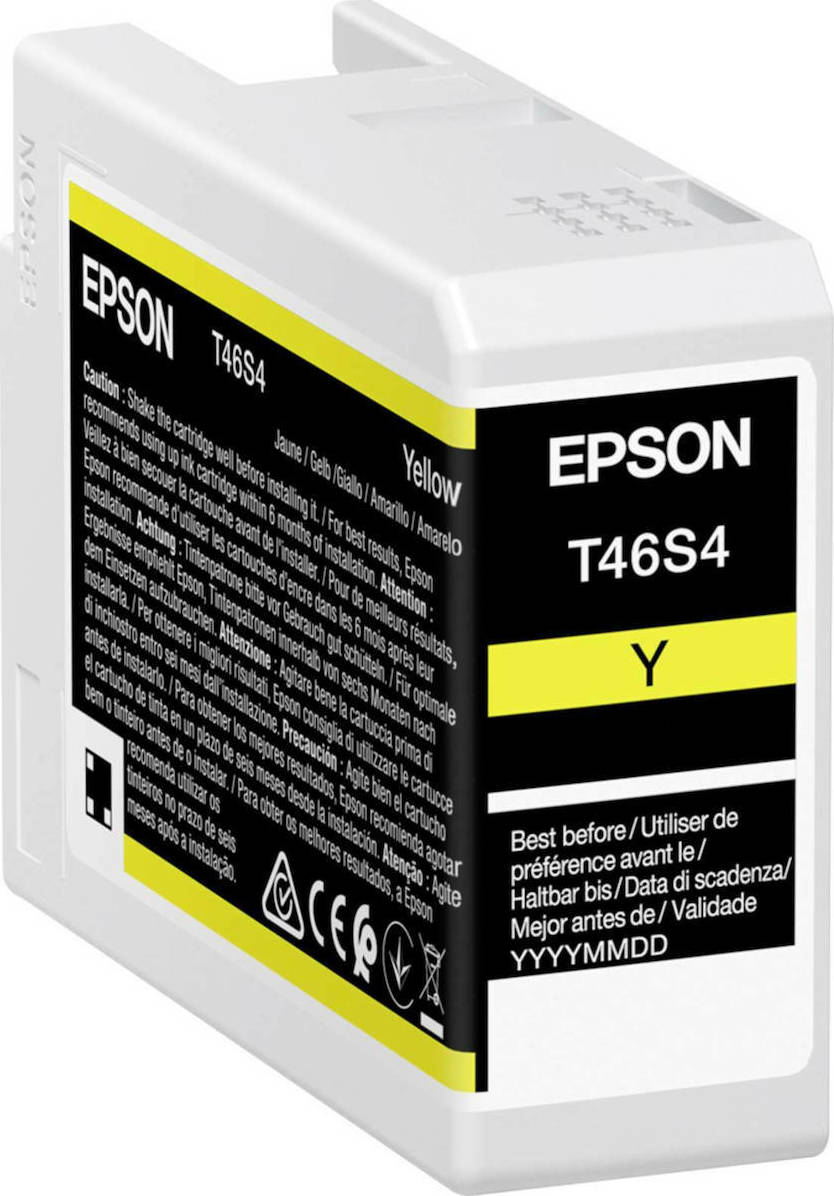 Epson T46S4 Ultrachrome Pro 10 Γνήσιο Μελάνι Εκτυπωτή InkJet Κίτρινο (C13T46S400)