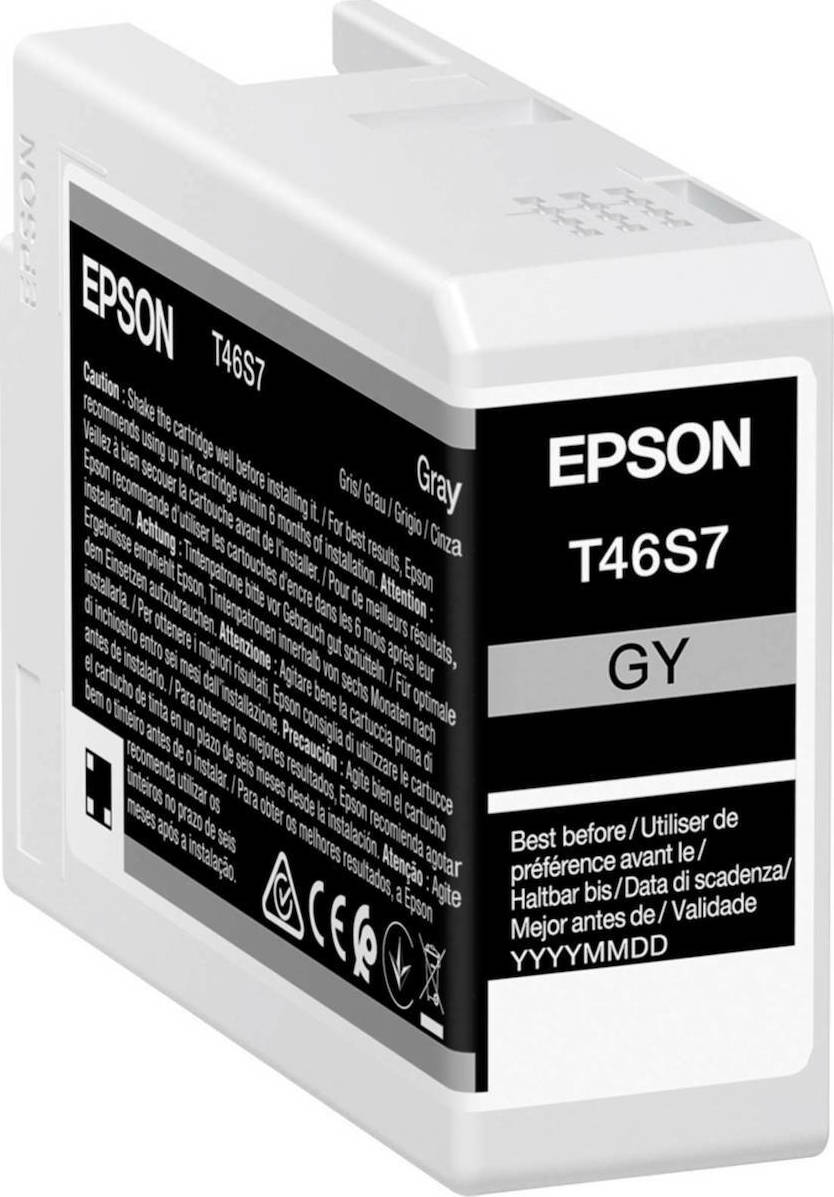 Epson T46S7 UltraChrome Pro 10 Γνήσιο Μελάνι Εκτυπωτή InkJet Γκρι (C13T46S700)
