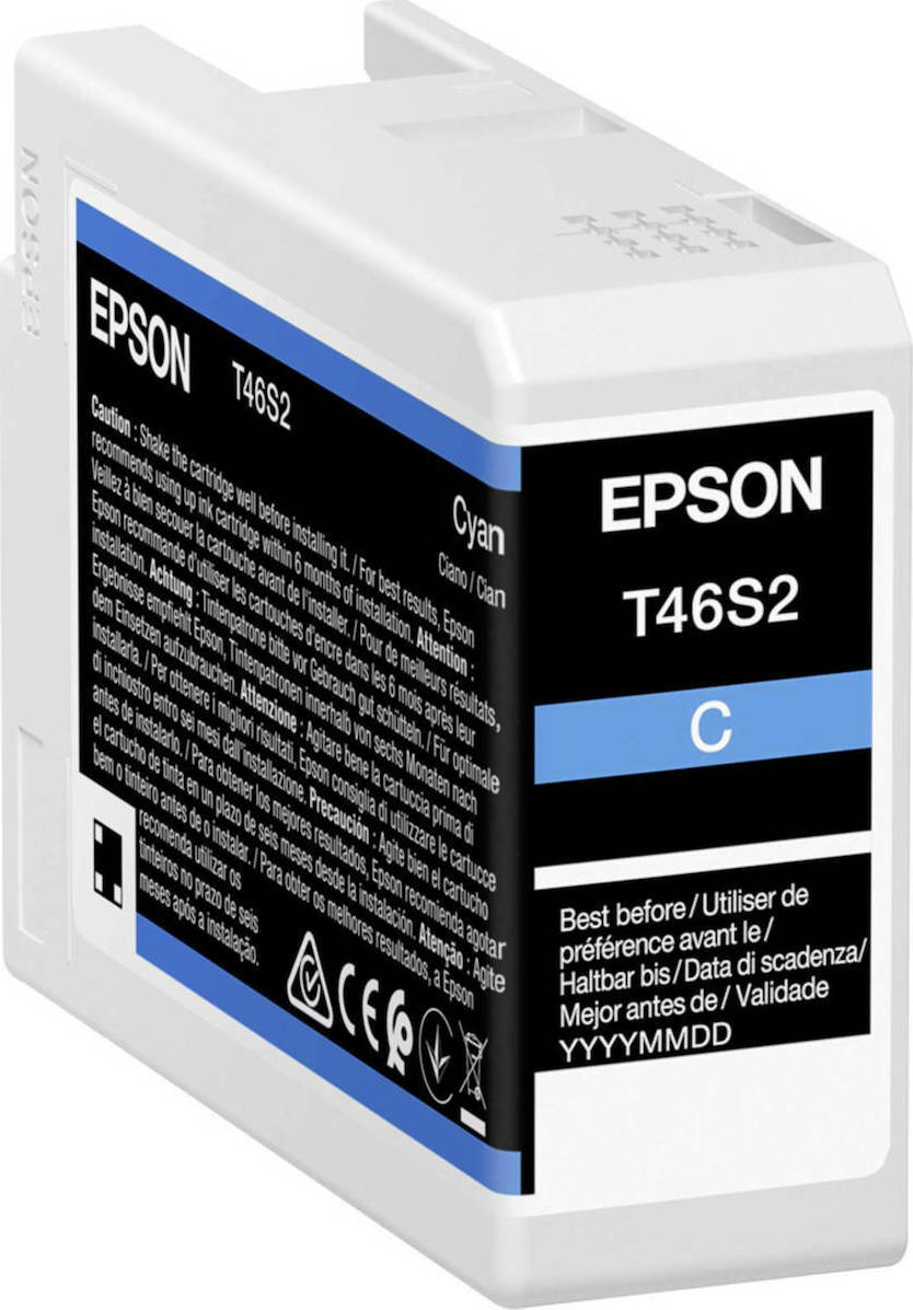 Epson T46S2 UltraChrome Pro 10 Γνήσιο Μελάνι Εκτυπωτή InkJet Κυανό (C13T46S200)