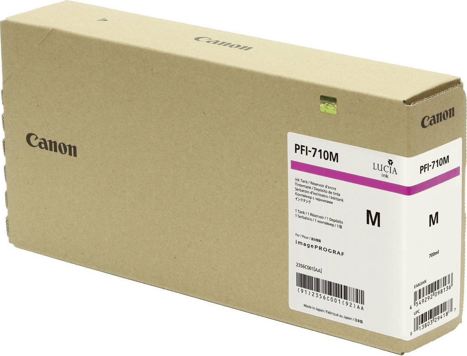 Canon PFI-710 Γνήσιο Μελάνι Εκτυπωτή InkJet Ματζέντα (2356C001)